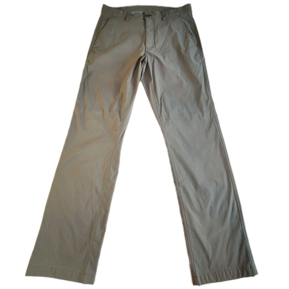 EDDIE BAUER Travex Pants Mens 32x34 Green Stretch Tech Performance Outerwear‎